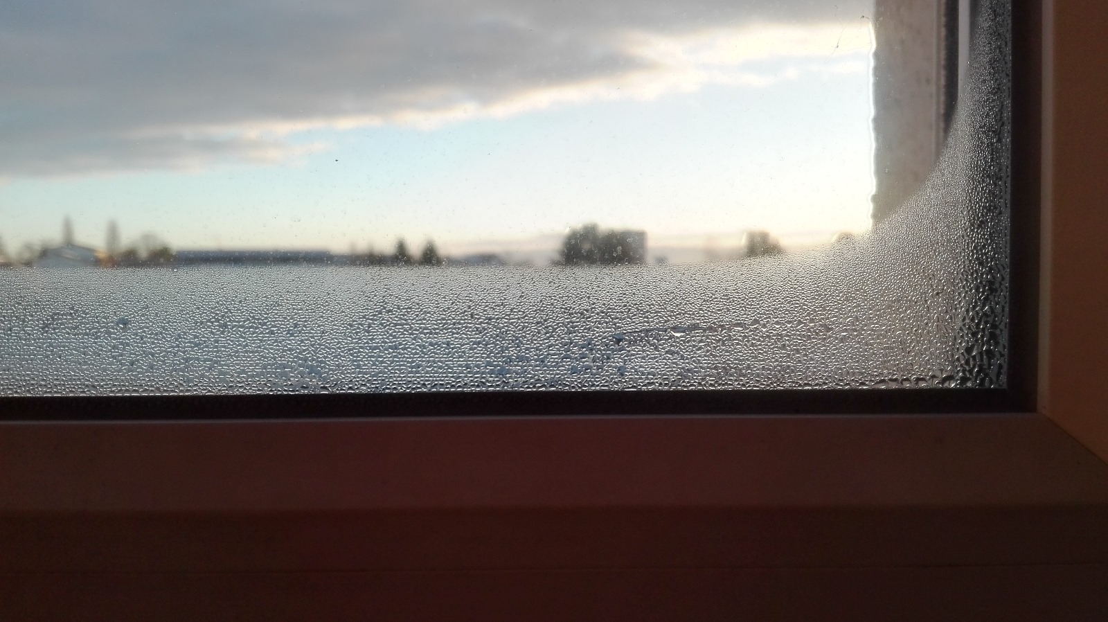 wasser am fenster