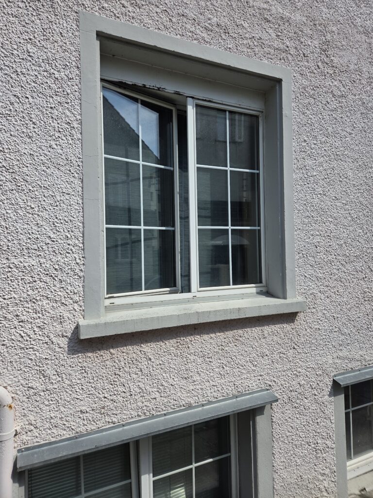 Fenster Schimmelt bis nach aussen bei starkem Schimmelbefall