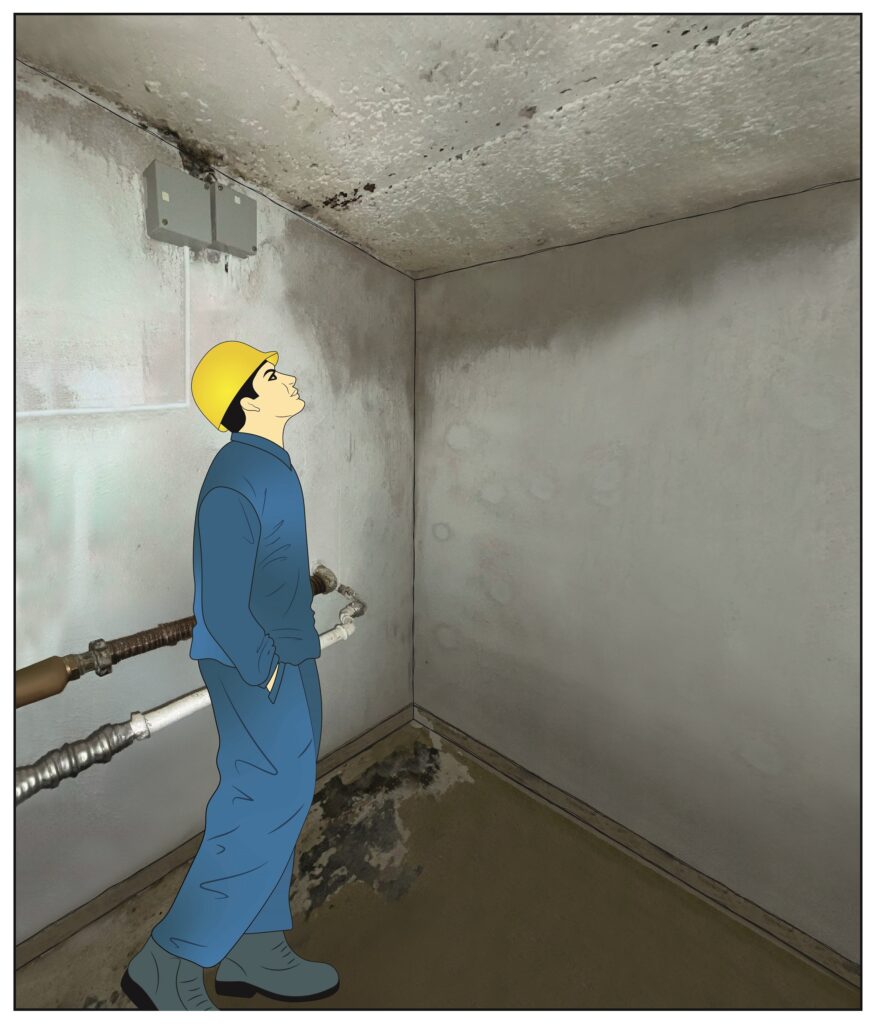 Kondensat Keller Brugger AG Mauer-Sanierung