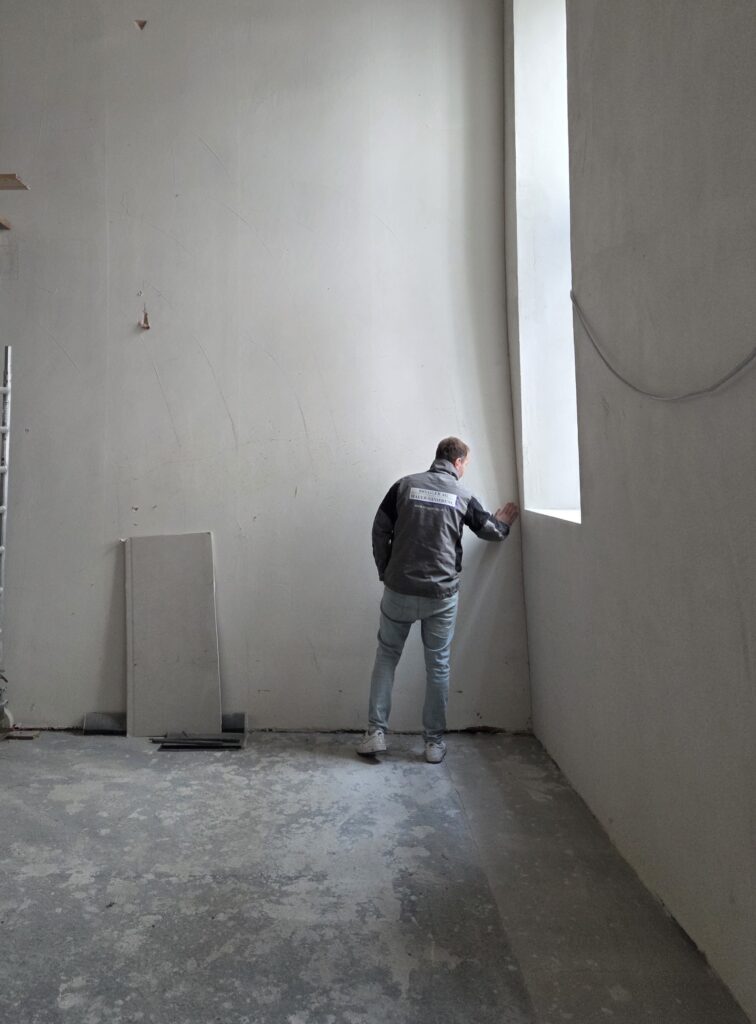 Schimmelreset vor Mineralischer Isolierung