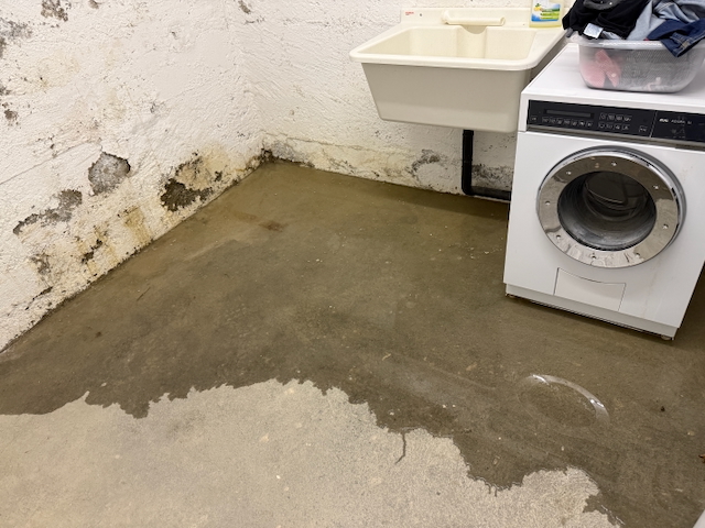 Feuchtigkeit im Keller entsteht durch bauphysikalische Gegebenheiten oder offenes Wasser