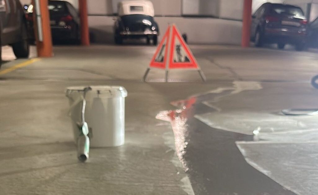 Chloridschäden Tiefgarage