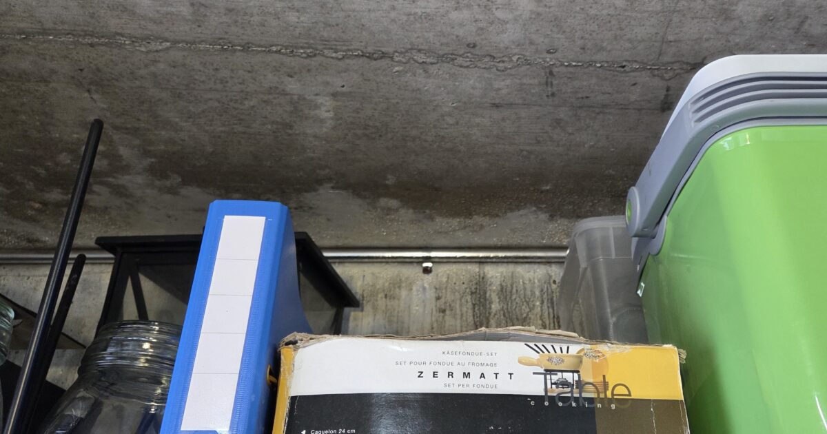 Werkzeug & Lagergut in der Garage vor Feuchtigkeit schützen