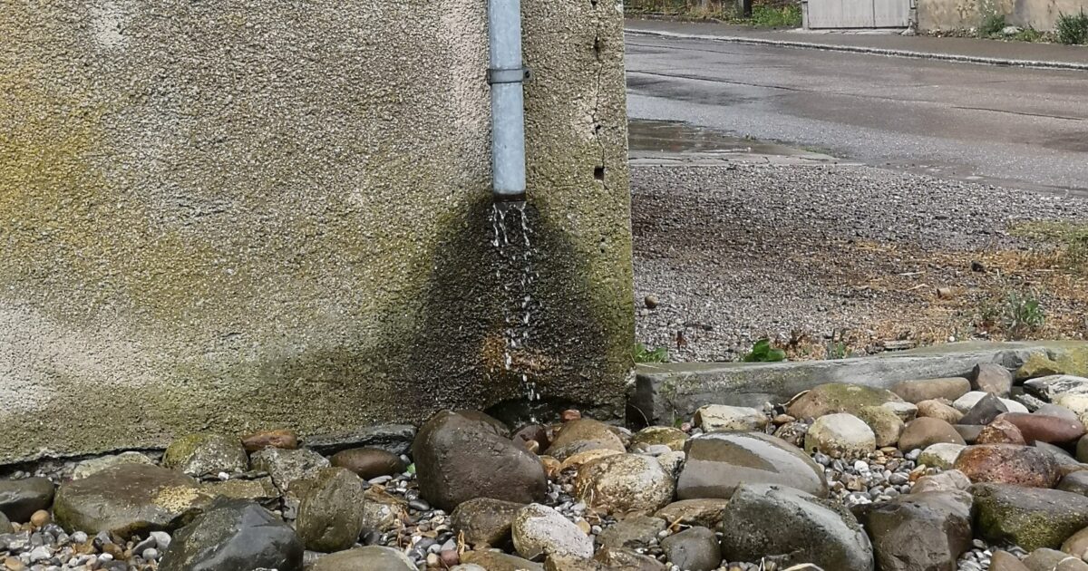 Dachwasser Versickerung