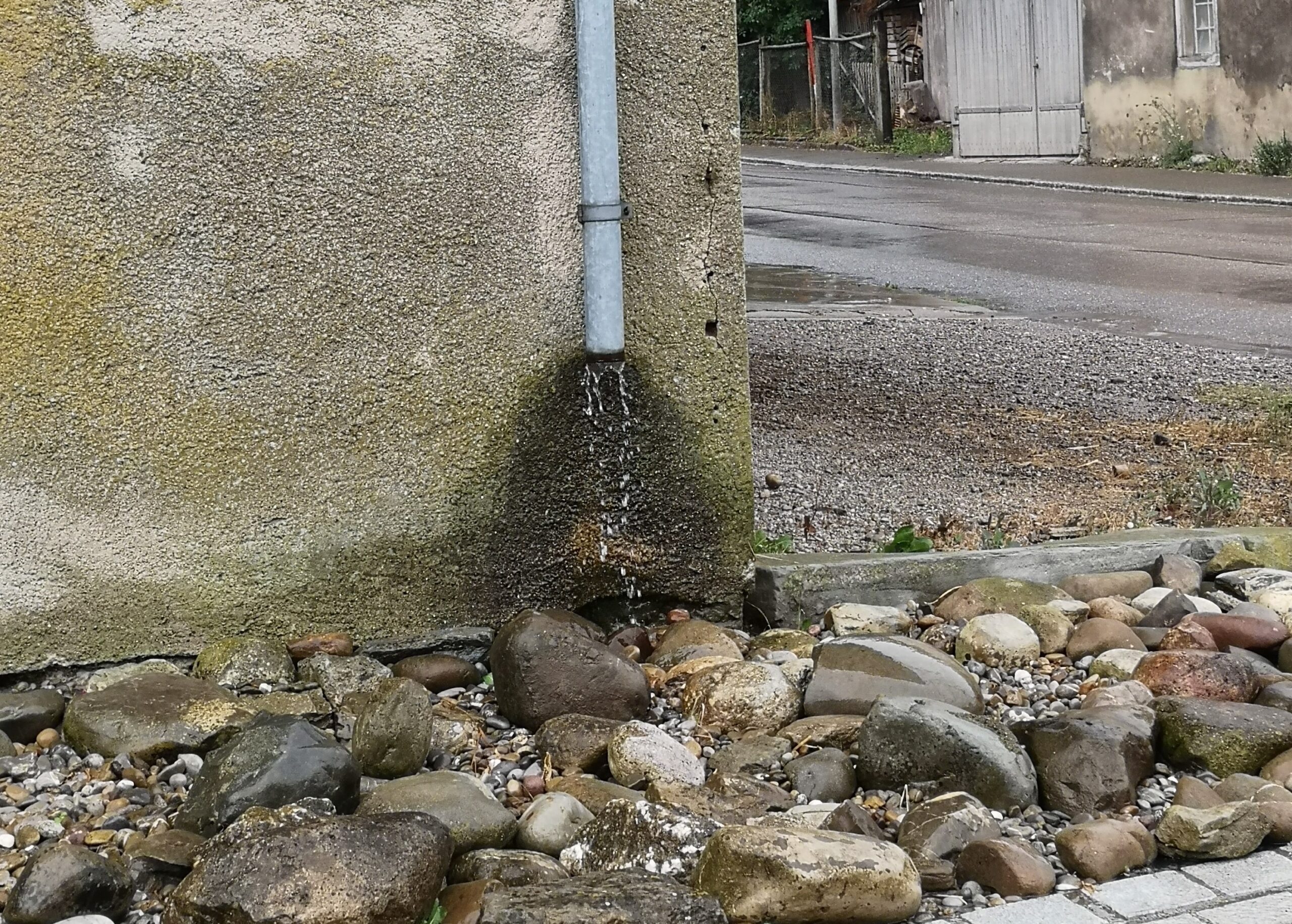 Dachwasser Versickerung