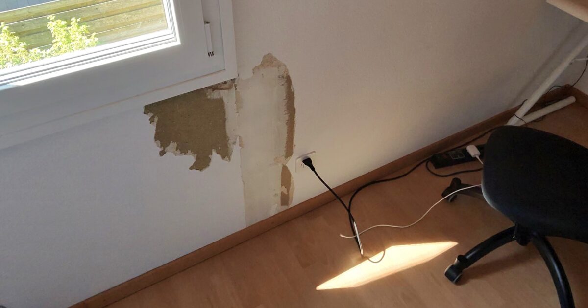 Fensteranschluss undicht